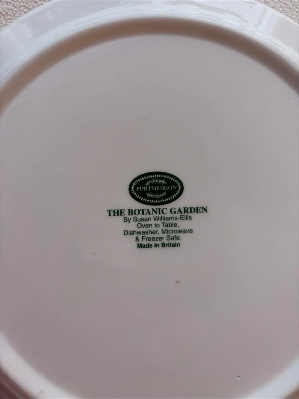 Portmeirion Botanic Garden Dinner Plates